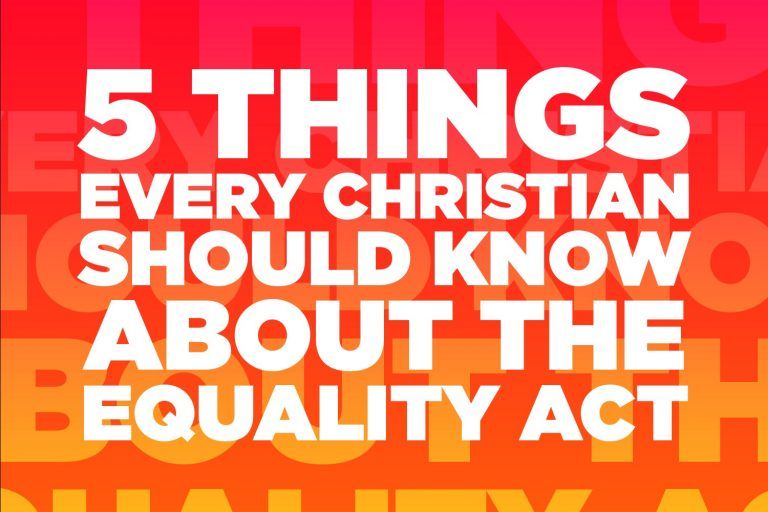 5 Things Every Christian Should Know About the Equality Act