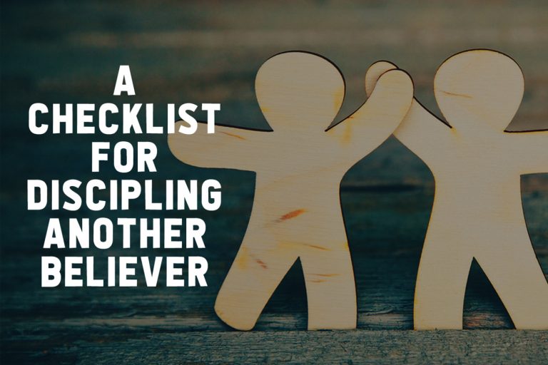 checklist-discipling-another-believer