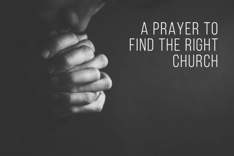 prayer-find-right-church